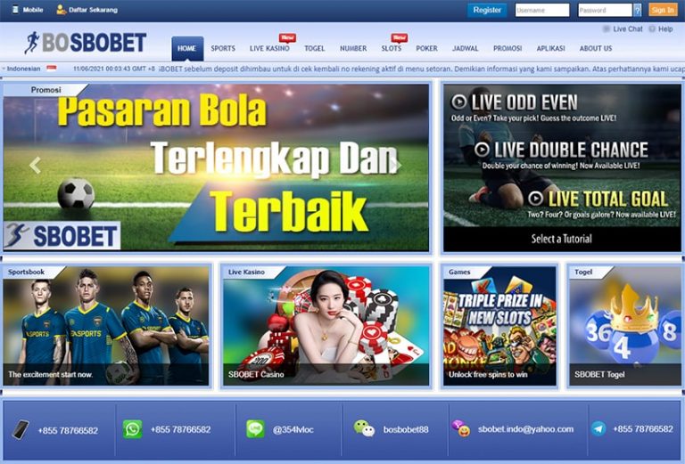 bandar sbobet judi bola